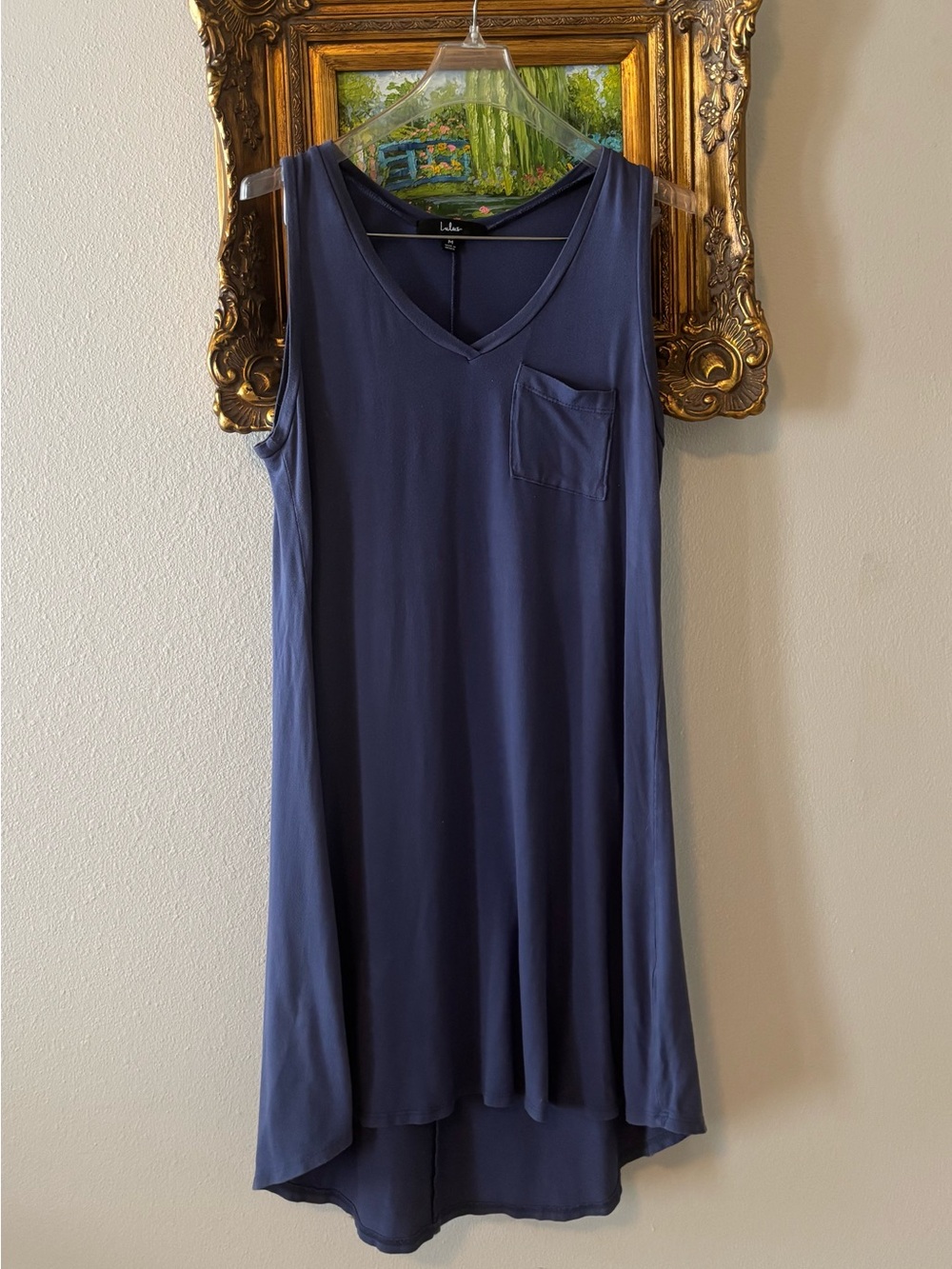 Lulu's V-Neck Swing Dress